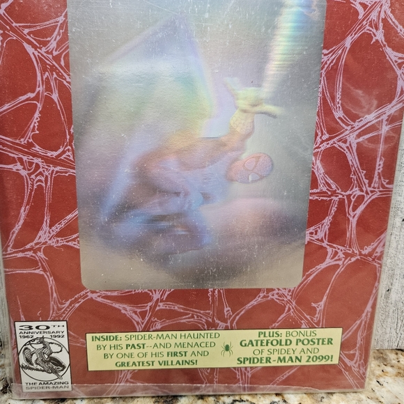 The Amazing Spider-Man #365 Super-Sized 30th Anniversary Issue Marvel RED - Picture 5 of 7